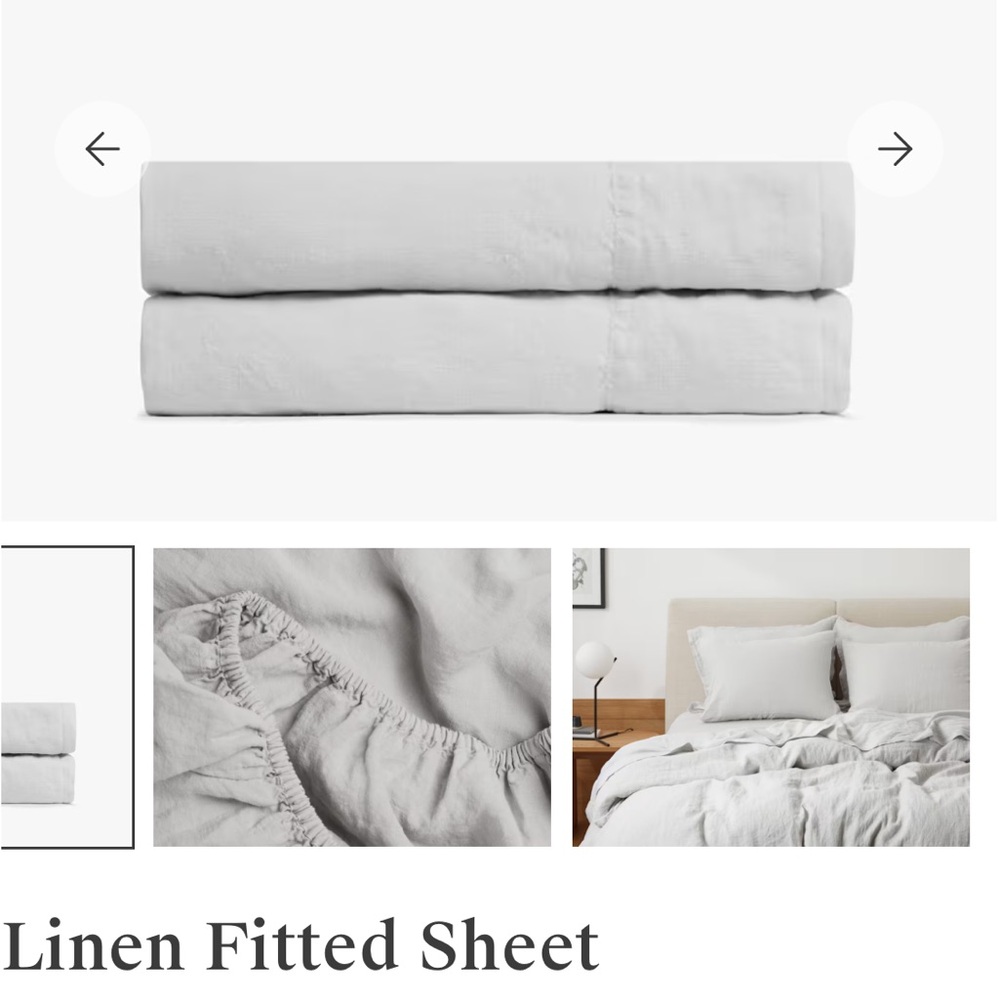 Parachute Linen Fitted Sheets (2) - Queen